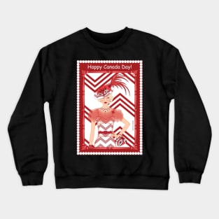 Happy Canada Day! Graphic Crewneck Sweatshirt